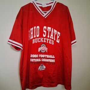 Vintage 2003 Ohio State Buckeyes National Championship Football Jersey